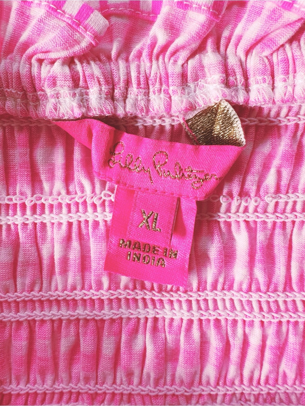Lilly Pulitzer Jadis Top in Pink Isle Along The Same Line | XL - Picture 7 of 10